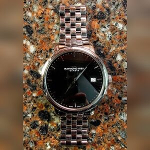 Raymond Weil  Men's black Dial 42mm Watch 5588-x006066